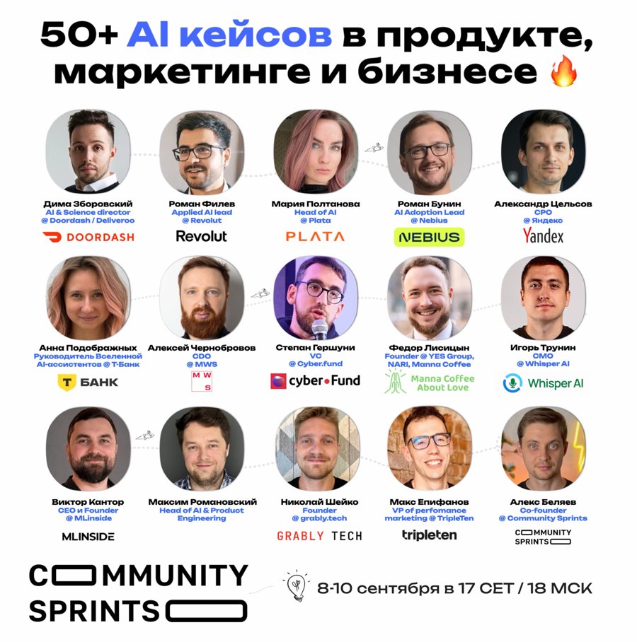 Спикеры конференции, сентябрь 2026