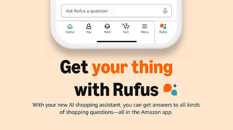 Amazon опубликовал первые результаты своего AI-ассистента “Rufus”!